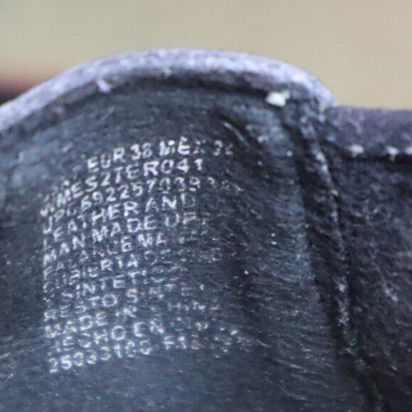 BLACK FLATS 7 Earth Spirit Laced Stretch Elastic Slip-on Work Office Classic - Picture 8 of 9